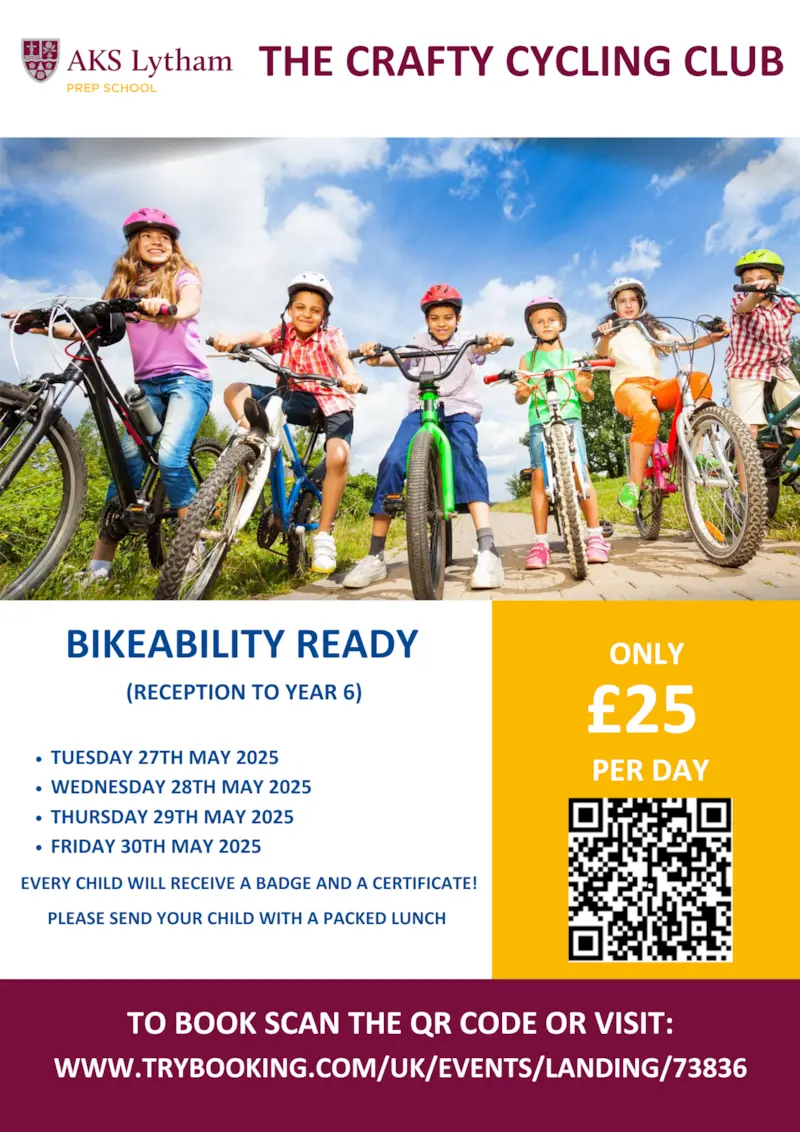 The Crafty Cycling Club – May Half Term 2025